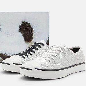 Converse x Clot Men's Jack Purcell OX "Panda" A00322C White/Black/Grey